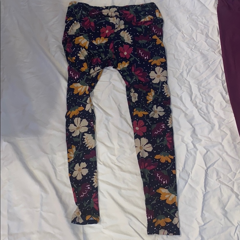 Floral leggings